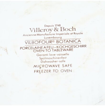 Villeroy &amp; Boch - Vilbofour Botanica - Pajform - Vit - Valeriana Officinalis 