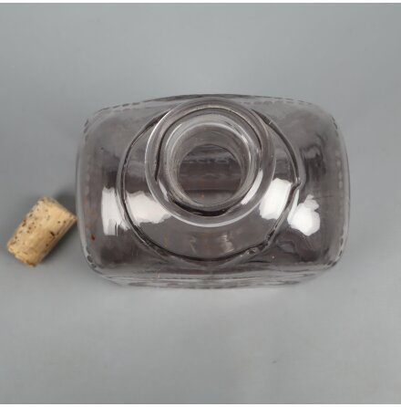 Antik Glasflaska med Naturkork - B.Y.D 1835 