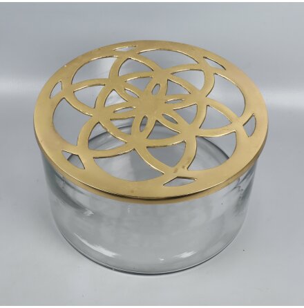Eightmood - Lily - Vas Med Lock - Glas - 25x14cm