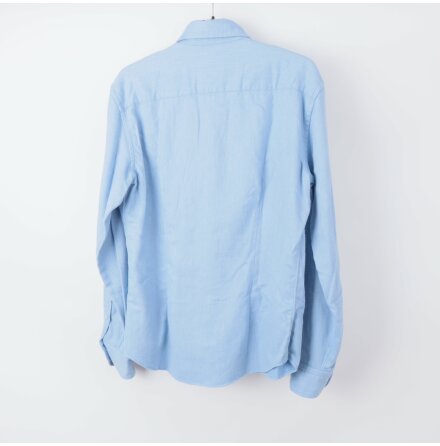 H&amp;M Mrkbl Linnekavaj Stl. 52 &amp; LA CHEMISE Bl Skjorta Stl. 40 &amp; Mrkbl/Vit Halsduk