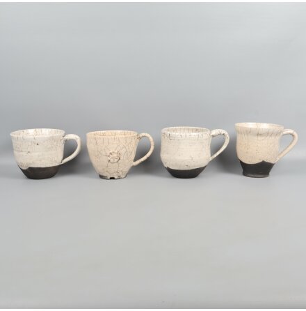 Marie Brinkebark - Handgjorda muggar i olika design - 4st