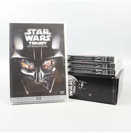 DVD-Box - Star Wars Trilogy + extra material - 4st filmer