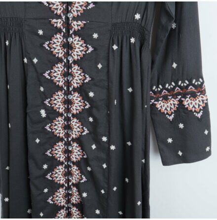 Odd Molly - Broderad Mrkgr Maxiklnning - Stl. XS