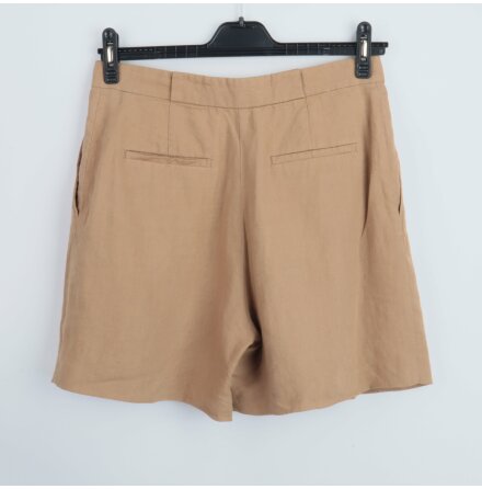 Dagmar - Ljusbruna linneshorts - stl. 38