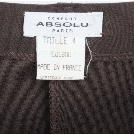 Absolu - Mrkbruna Byxor - stl. 38