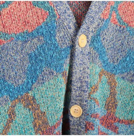 Missoni - Kofta - Zig Zag - Stickad - Herr - Premium Vintage