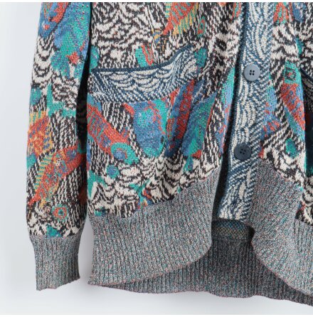 Missoni - Kofta - Stickad - Zig Zag - Herr - Premium Vintage
