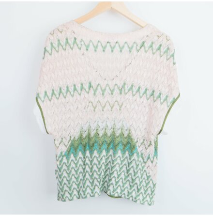 Missoni - Topp - Dam - Randig - Pastell - Premium Vintage