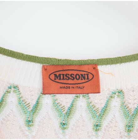 Missoni - Topp - Dam - Randig - Pastell - Premium Vintage