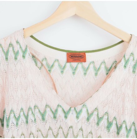 Missoni - Topp - Dam - Randig - Pastell - Premium Vintage