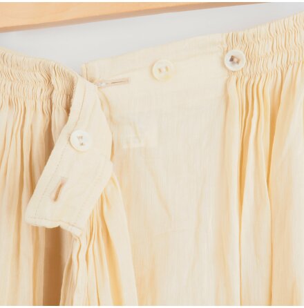 Jil Sander - Kjol - Gul - Linne - Siden - Premium Vintage