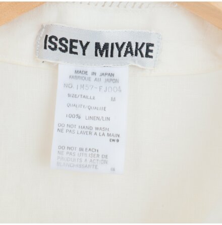 ISSEY MIYAKE - Skjorta - Herr - Linne - Premium Vintage
