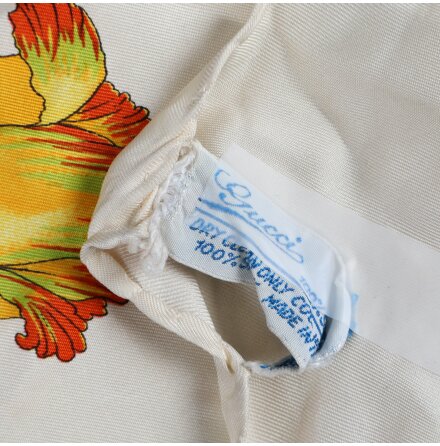 Gucci - Scarf - Flora - Siden - Premium Vintage