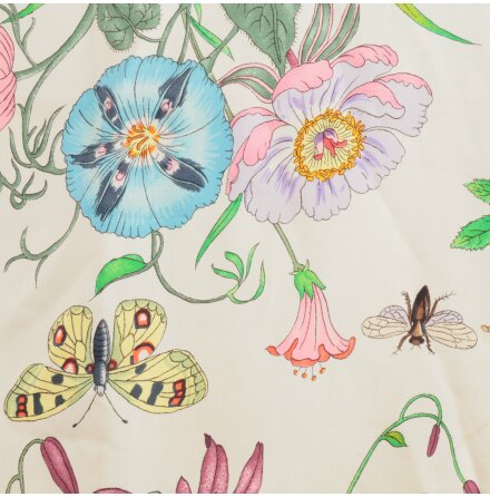 Gucci - Scarf - Flora - Siden - Premium Vintage