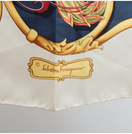 Salvatore Ferragamo - Scarf - Siden - Premium Vintage
