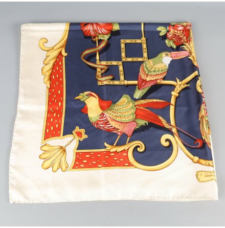 Salvatore Ferragamo - Scarf - Siden - Premium Vintage