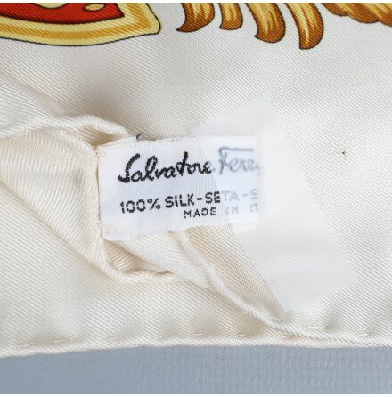 Salvatore Ferragamo - Scarf - Siden - Premium Vintage