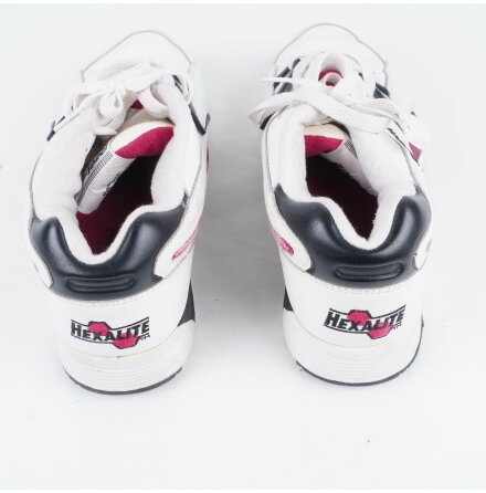 Reebok -  Axt Plus - Damsneakers - Vit, Svart &amp; Rosa - Stl 42,5