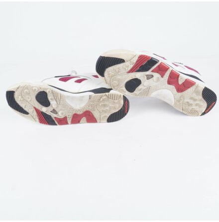 Reebok -  Axt Plus - Damsneakers - Vit, Svart &amp; Rosa - Stl 42,5