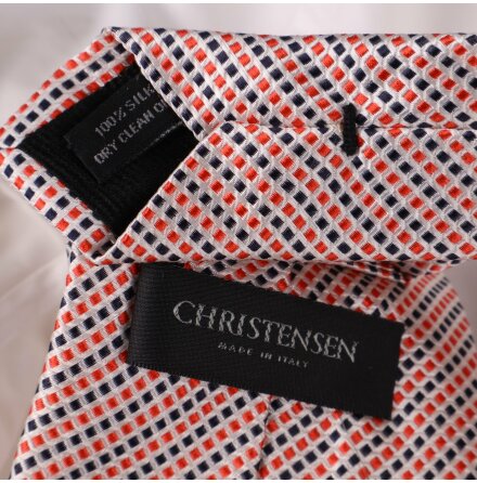 Stenstrms Vit Skjorta Stl. 40 &amp; Christensen Slips i Silke 
