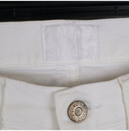 Acne Studios - Vit Jeans - Stl. 31/32