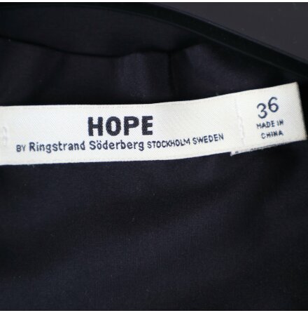 Hope - Svart Blus - Stl. 36