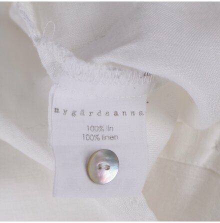 Nygrdsanna - Vit linneblus - stl. XS