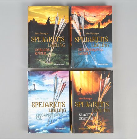Bokpaket - John Flanagan - Spejarens lrling - Del 1-4 - Barn &amp; Ungdom