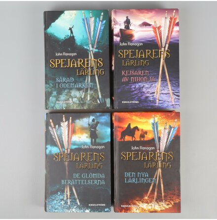 Bokpaket - John Flanagan - Spejarens lrling - Del 9-12 - Barn &amp; Ungdom