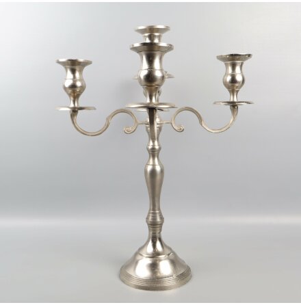 Kandelaber - 5-armad i tenn - 41cm