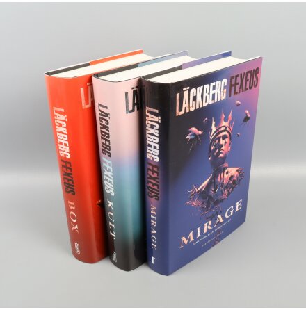 Bokpaket - Lckberg &amp; Fexeus - Box, Kult, Marage - 3st bcker - Sknlitteratur &amp; Deckare