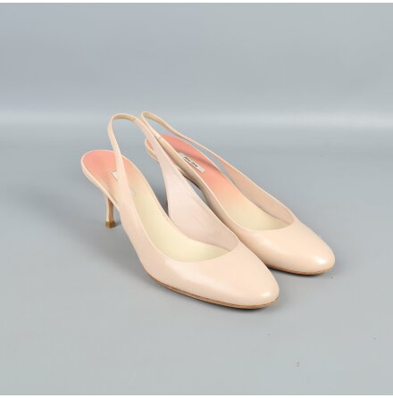 Miu Miu - Sko - Slingback - Klack - Rosa - Premium Vintage
