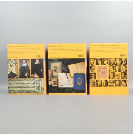 Bokpaket - Lars Lnnroth &amp; Sven Delblanc - Den svenska Litteraturen - 3 st bcker