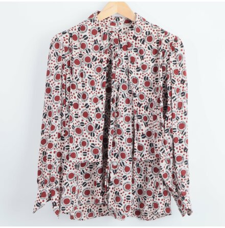 Saint Laurent - Blus - Knytblus - Mnstrad - Premium Vintage