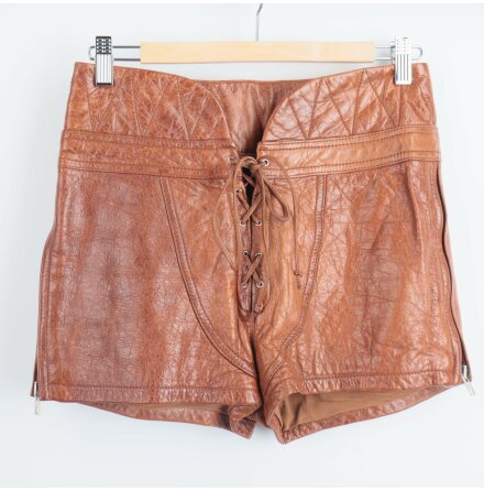 Alexander Wang - Shorts - Lder - Dam - Premium Vintage