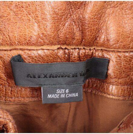 Alexander Wang - Shorts - Lder - Dam - Premium Vintage