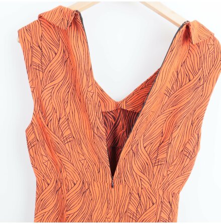Anna Sui - Klnning - Orange - Premium Vintage