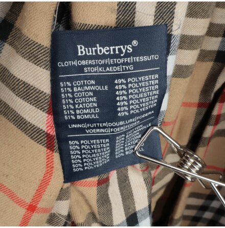 Burberry - Trenchcoat - Herr - Foder - Premium Vintage