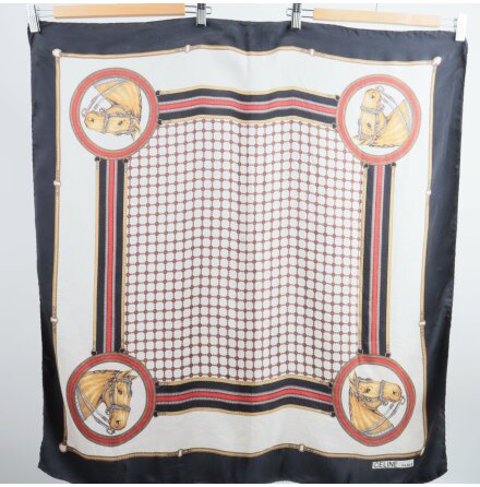 Celine - Scarf - Siden - Hstmotiv - Premium Vintage