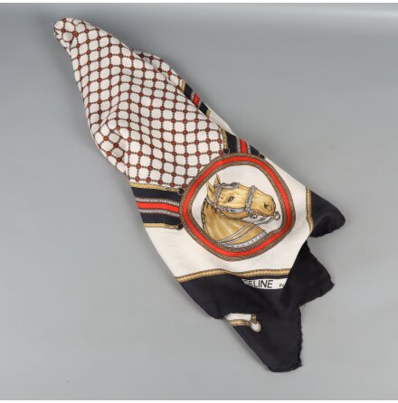 Celine - Scarf - Siden - Hstmotiv - Premium Vintage