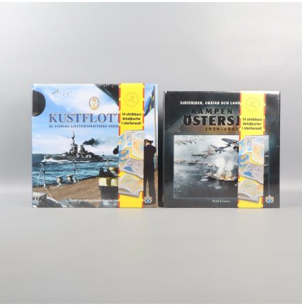 Bokpaket - Gustaf von Hofsten/Frank Rosenius - Kustflottan &amp; Poul Grooss - Kampen om stersjn 1939-1941 - Samhlle &amp; Historia
