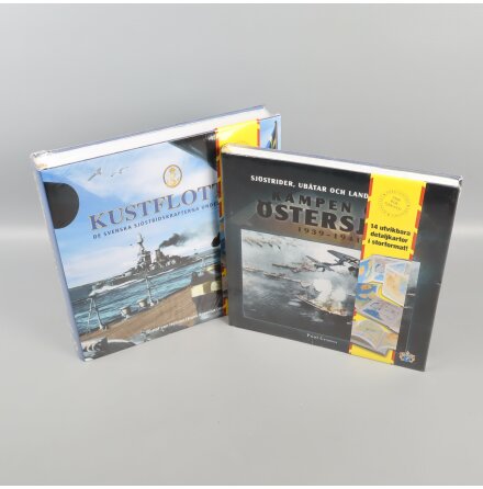 Bokpaket - Gustaf von Hofsten/Frank Rosenius - Kustflottan &amp; Poul Grooss - Kampen om stersjn 1939-1941 - Samhlle &amp; Historia