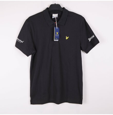 LYLE &amp; SCOTT - Golf Polo - Svart Piketrja - Stl. M 