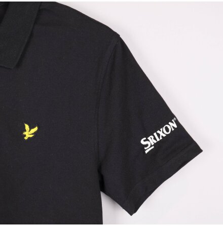 LYLE &amp; SCOTT - Golf Polo - Svart Piketrja - Stl. M 
