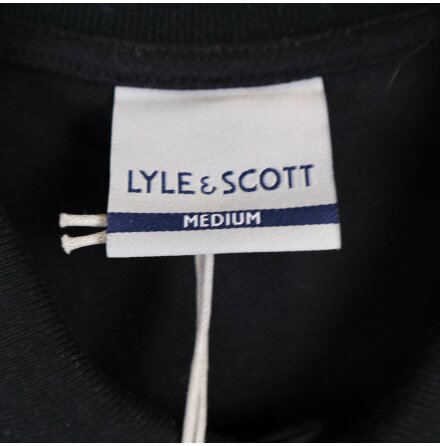 LYLE &amp; SCOTT - Golf Polo - Svart Piketrja - Stl. M 
