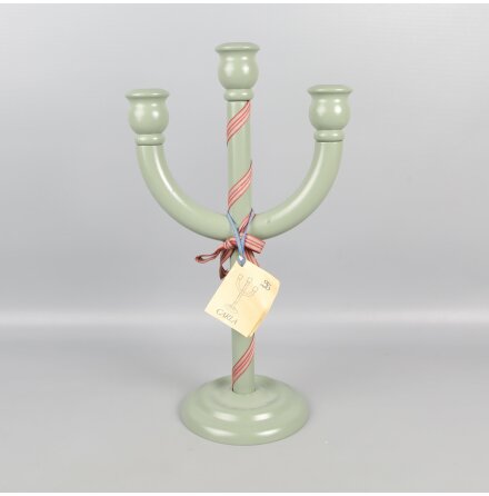 Smlandssljd - Carla - 3-armad ljusstake - 38,5cm