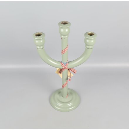 Smlandssljd - Carla - 3-armad ljusstake - 38,5cm