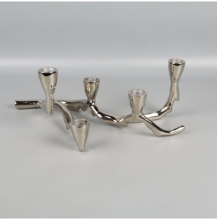Ljusstake i Metall fr 5 Ljus 