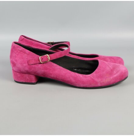 Vagabond - Ballerinaskor med Klack - Fuchsia - stl. 39