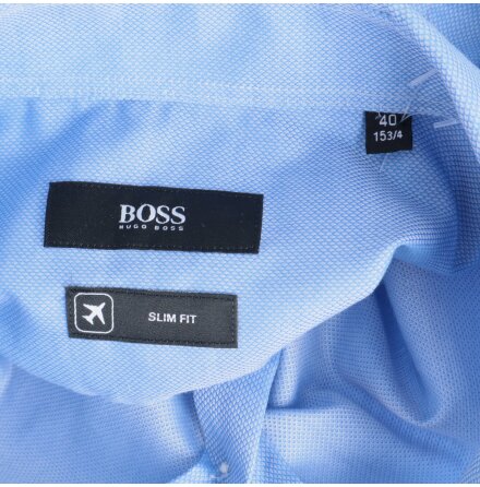 BOSS - Skjorta - Slim Fit - Ljusbl - Stl. 40